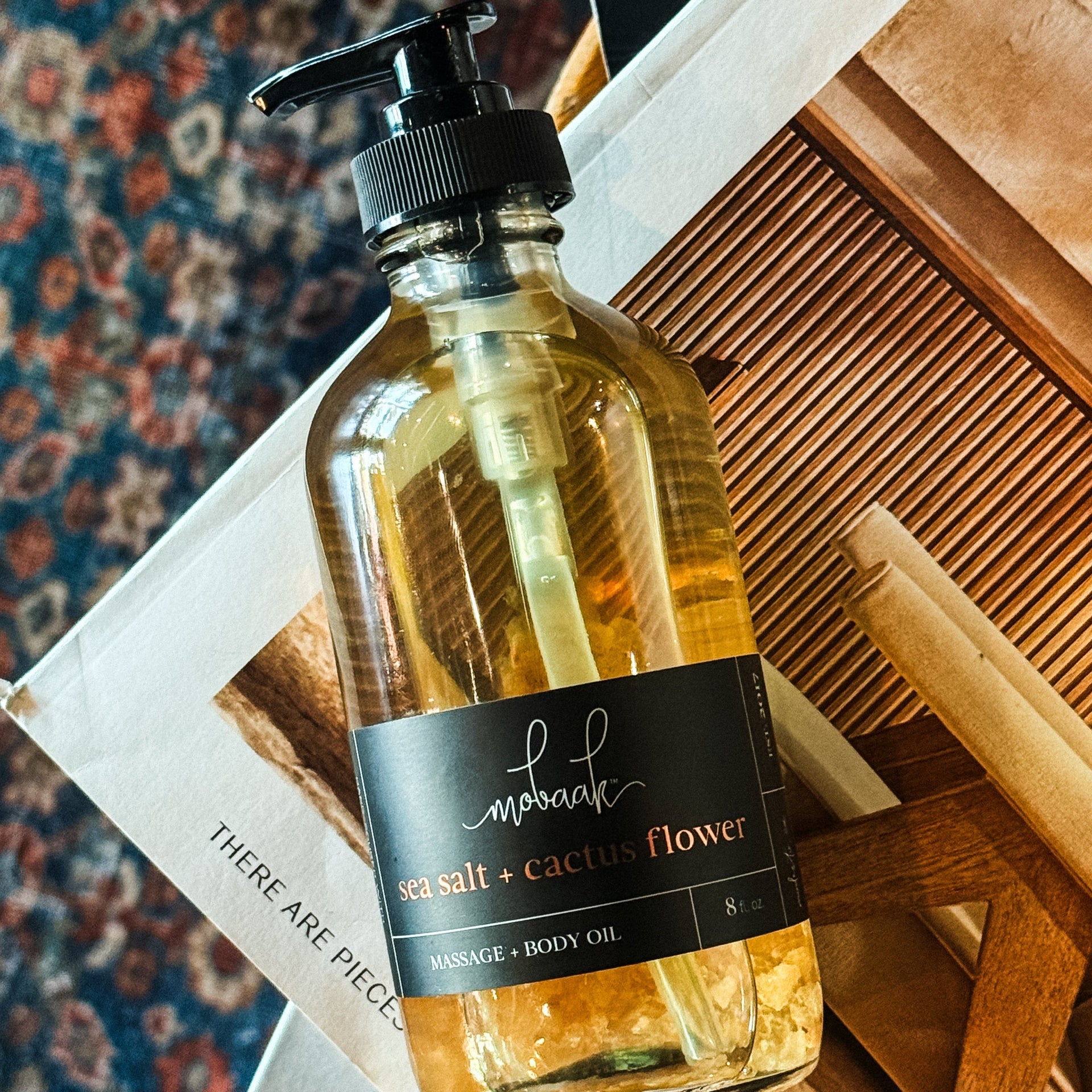 Sea Salt + Cactus Flower Body Oil Mobaak Aromatherapy Shoppe