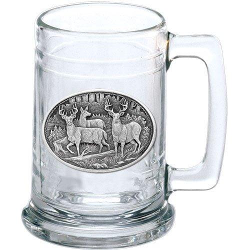 Whitetail Deer Stein Oval