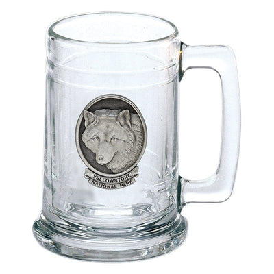 Wolf Yellowstone National Park Stein
