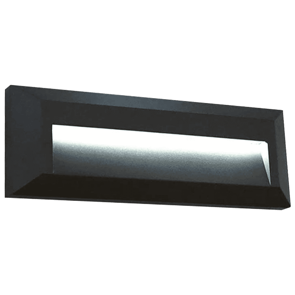STA04 3+3W 3CCT 3000K/4000K/5000K 12V Low Voltage Cast Aluminum Rectangular Surface Mount LED Step or Deck Light