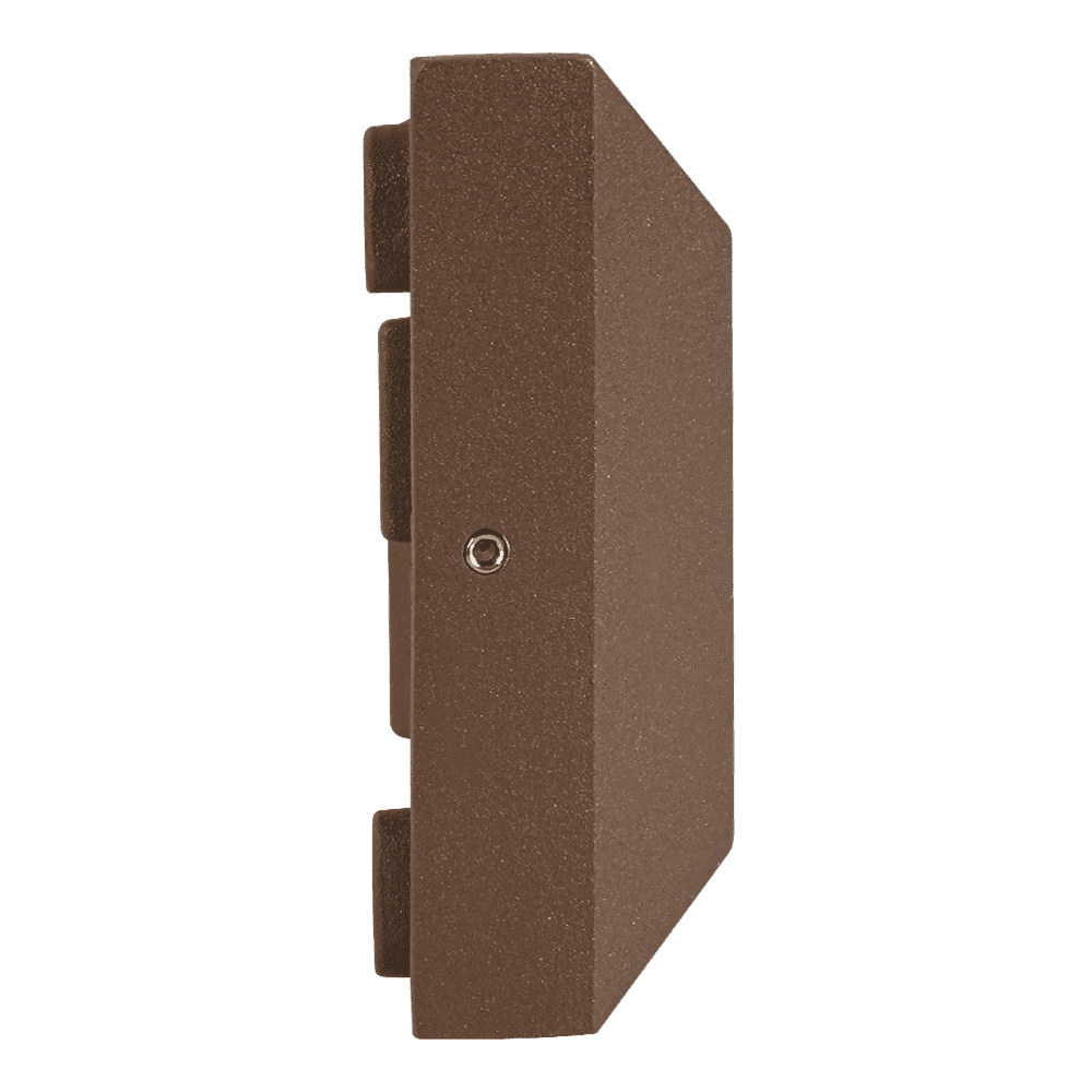 STA04 3+3W 3CCT 3000K/4000K/5000K 12V Low Voltage Cast Aluminum Rectangular Surface Mount LED Step or Deck Light