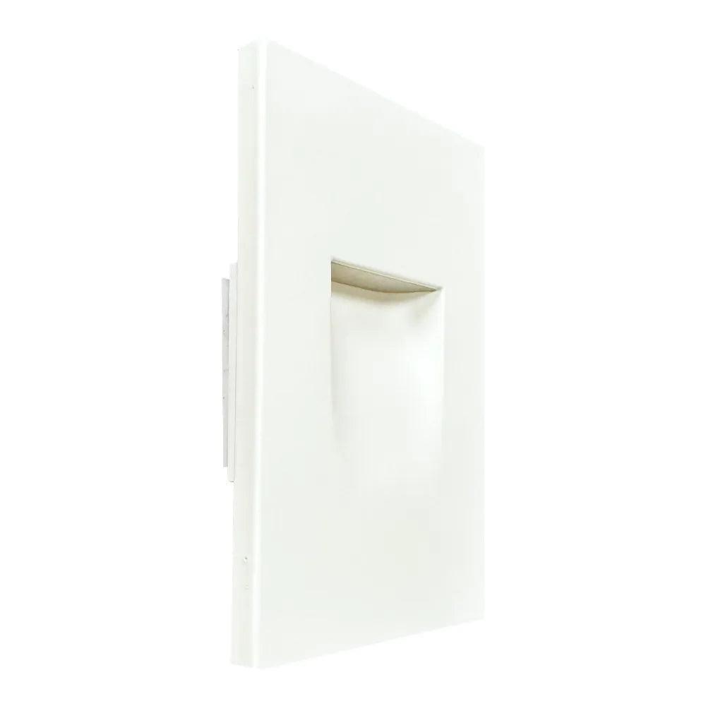 STA06 3.5W 12V Low Voltage Rectangular Waterproof Vertical 3000K Warm White Integrated LED Aluminum Stair Step Light Wall Lighting Fixture