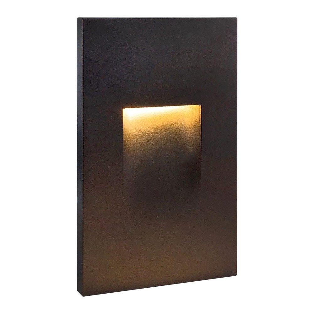STA06 3.5W 12V Low Voltage Rectangular Waterproof Vertical 3000K Warm White Integrated LED Aluminum Stair Step Light Wall Lighting Fixture