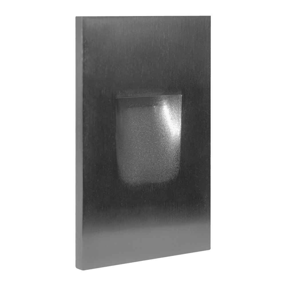 STA06 3.5W 12V Low Voltage Rectangular Waterproof Vertical 3000K Warm White Integrated LED Aluminum Stair Step Light Wall Lighting Fixture