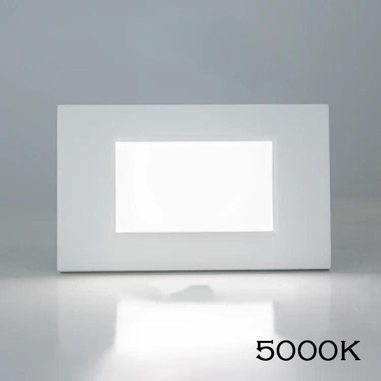 STA10 3.5W 3CCT 12V Low Voltage Rectangular Waterproof Horizontal Integrated LED Aluminum Stair Step Light Fixture