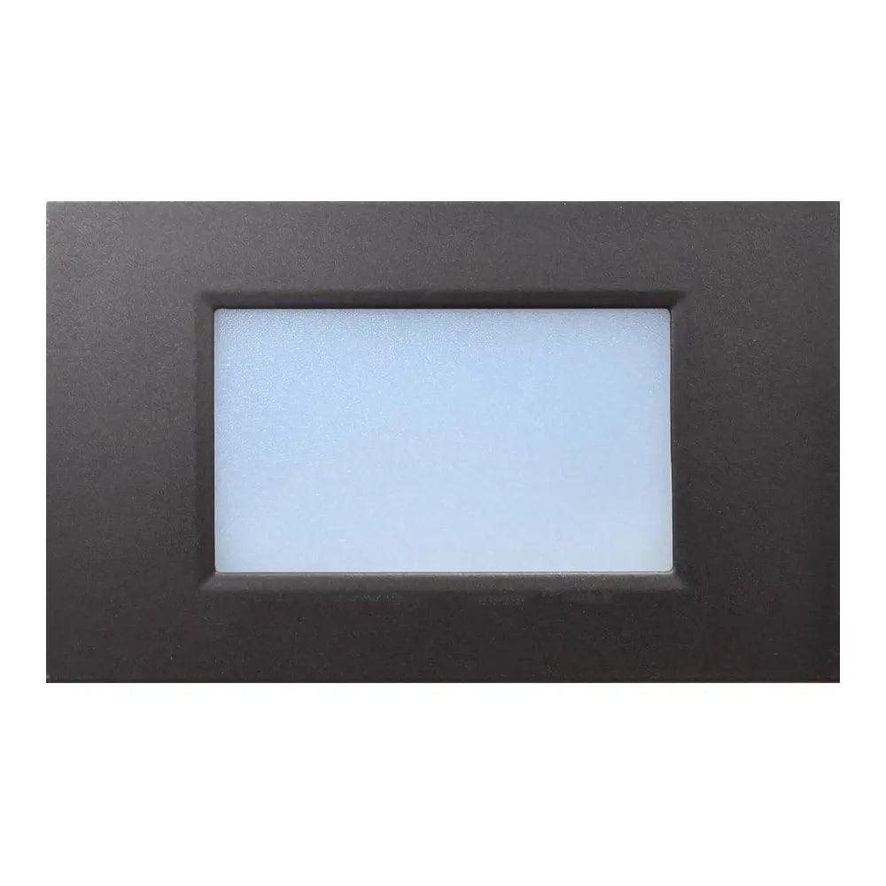STA10 3.5W 3CCT 12V Low Voltage Rectangular Waterproof Horizontal Integrated LED Aluminum Stair Step Light Fixture