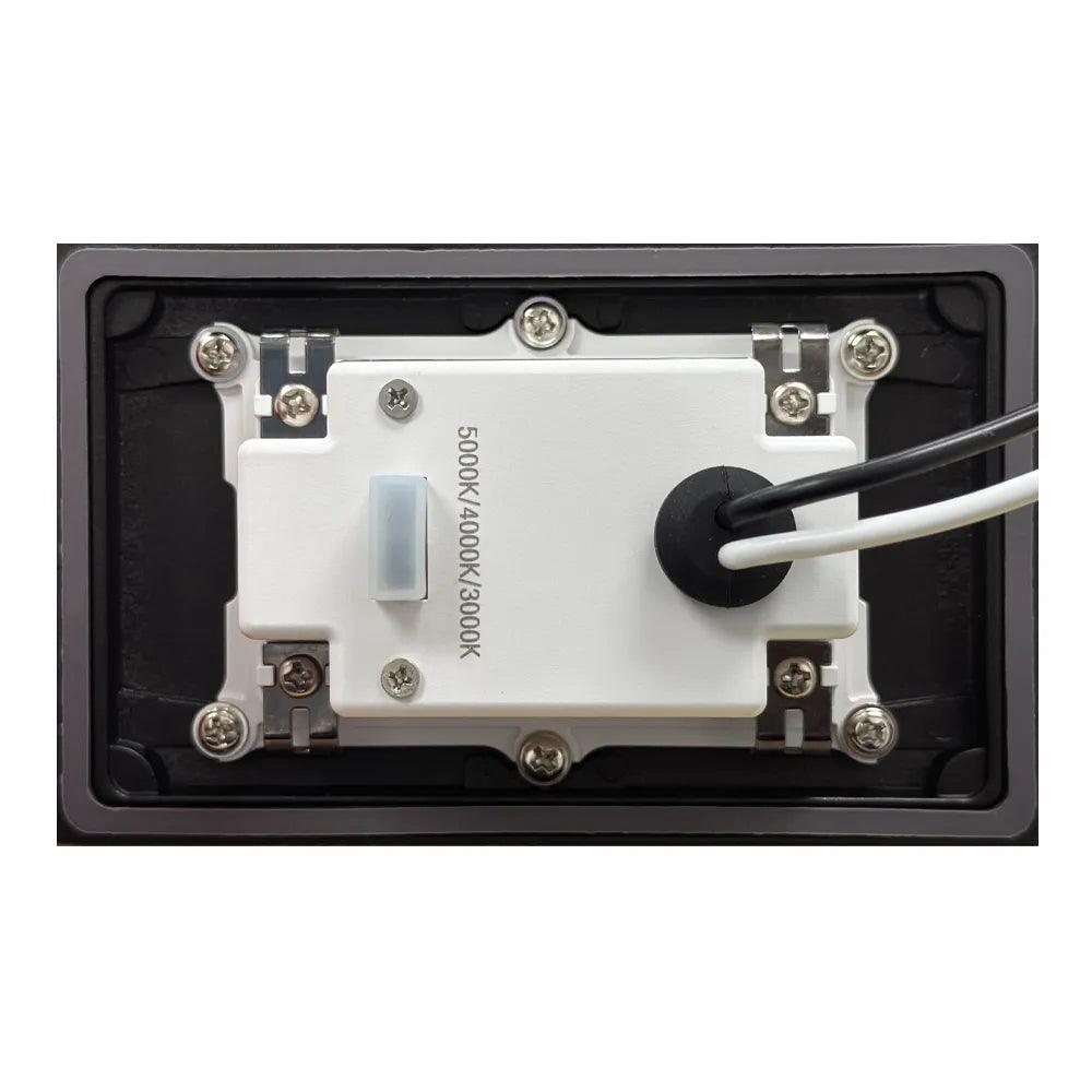 STA10 3.5W 3CCT 12V Low Voltage Rectangular Waterproof Horizontal Integrated LED Aluminum Stair Step Light Fixture