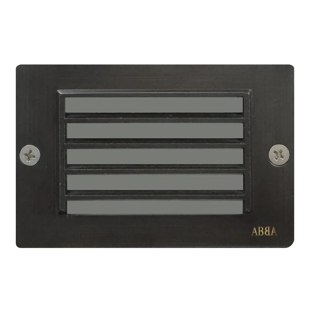 STB02 Brass Louver Horizontal Waterproof LED 12V Low Voltage 4.5