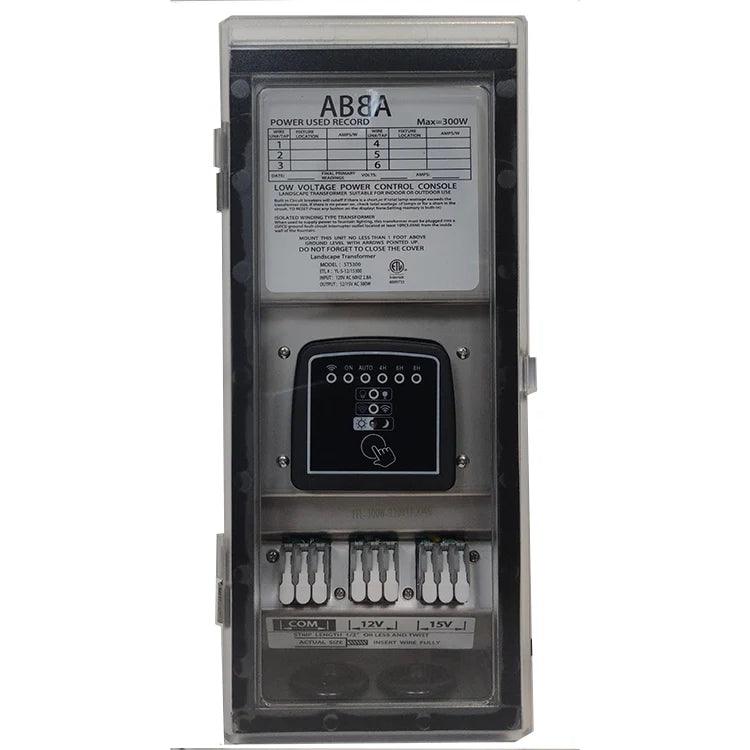 STS300 AC 300W 12V, 15V Low Voltage Stainless Steel Transformer with Photocell & Timer IP65