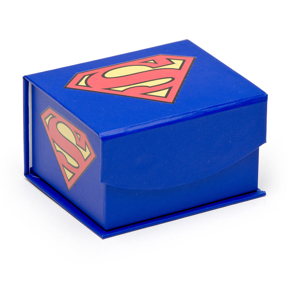 DC Superman Navy Gemstone Cufflinks