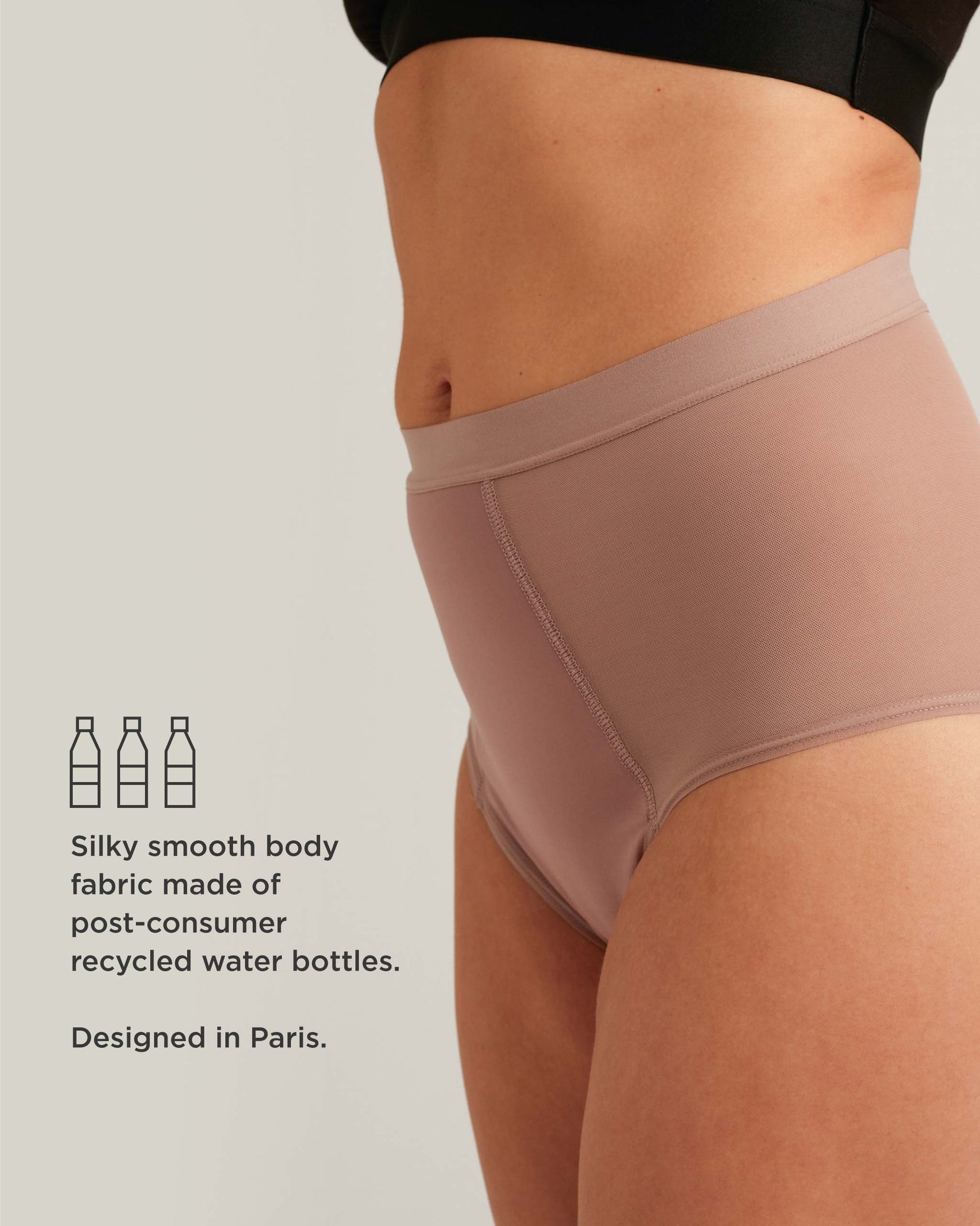 Leakproof French Cut High Waist Full Gusset