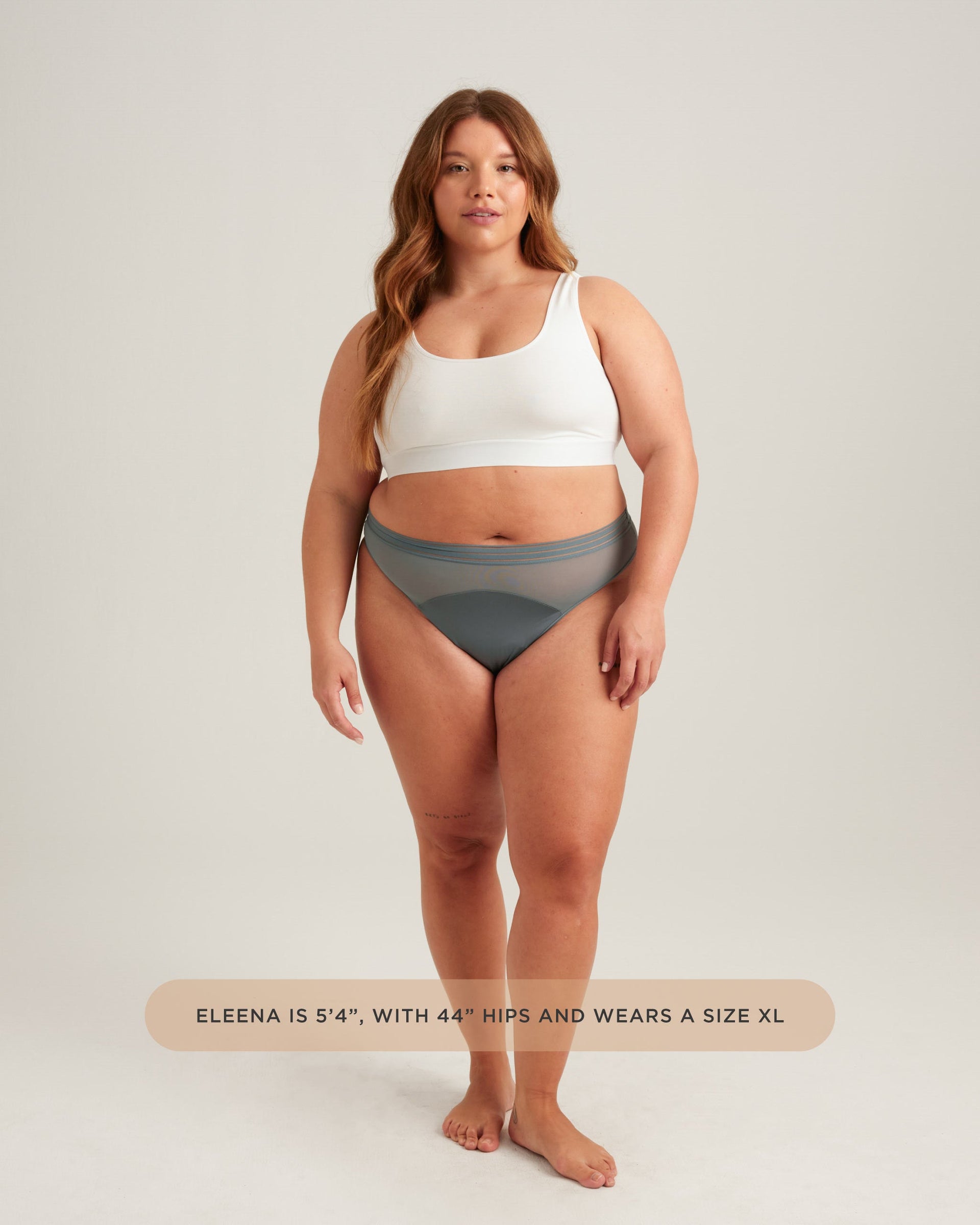 Leakproof Mesh Thong