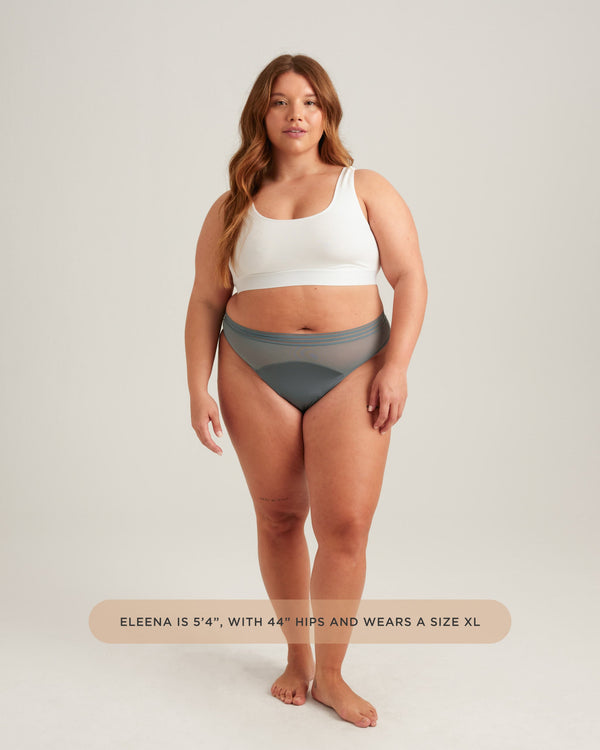 Leakproof Mesh Thong