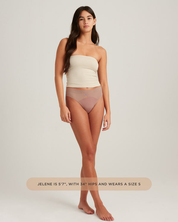 Leakproof Mesh Thong