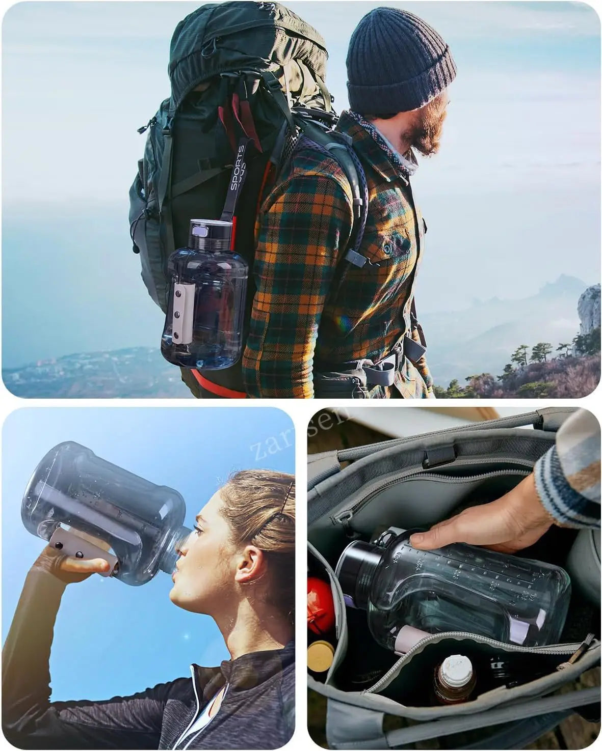 1.5L Hydrogen Water Bottle, Portable Rich Molecular Generator