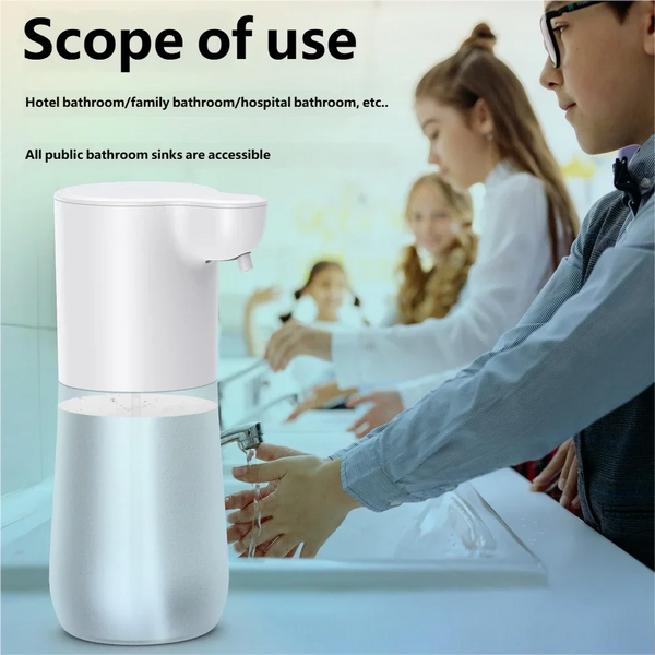 HOMEFISH Smart Sensor Automatic Soap Dispenser 350ml USB Charging Contactless Soap Foam Dispenser Hand Sanitizer Machine