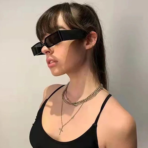Luxury Rectangle Fashion Sunglasses - Sexikinis Swim