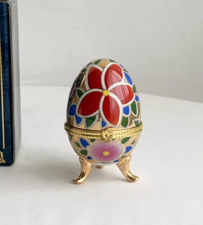 Cartoon 3D Relief Colorful Handdrawn Flower Tank Jar Jewelry Box Ring Box Tin Milk Jug Vase Tableware Household