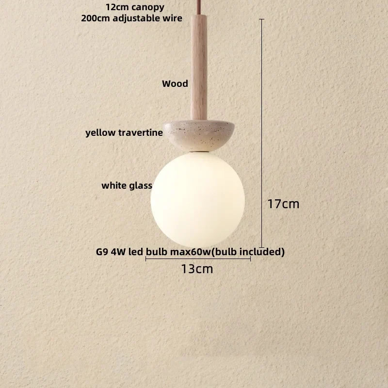 Black Wabi Sabi Pendant