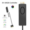 3 in 1/2 in 1 ARGB Controller Cable 5V 3 Pin 3Pin To SATA LED Color Intelligent Fan Controller HUB Adapter RGB Remote Controller - Simple