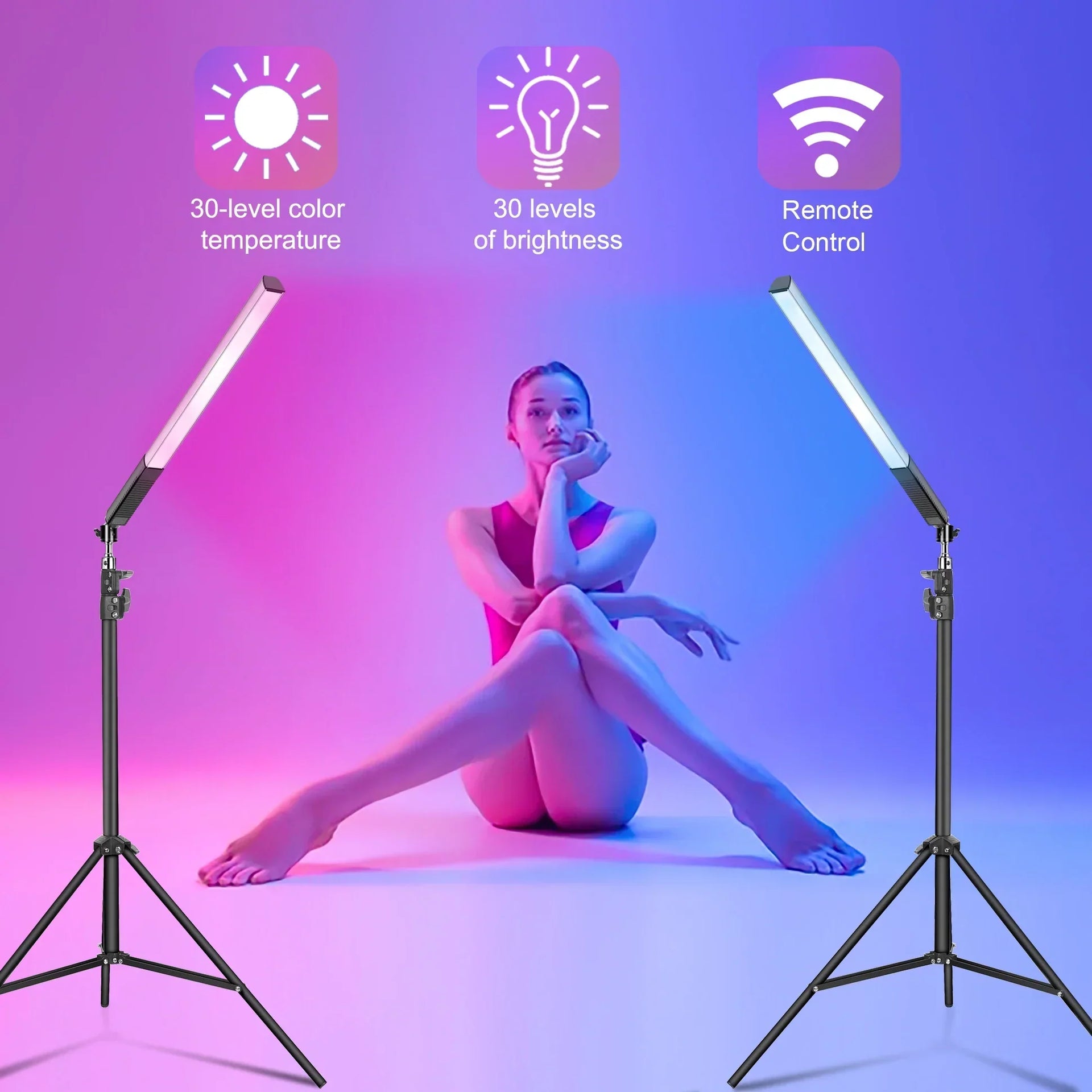 RGB LED Wand Lamp