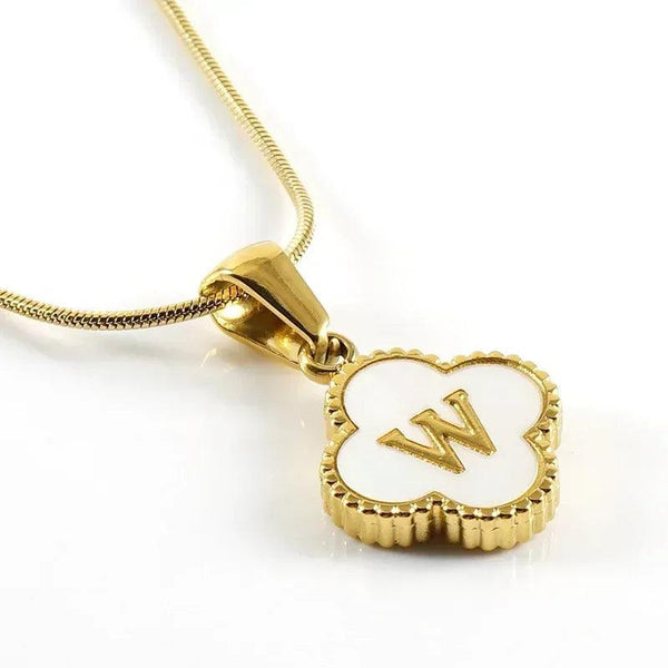 Lucky Clover Stainless Steel Pendant Necklace - Sexikinis Swim - Gifts for You 'n Me