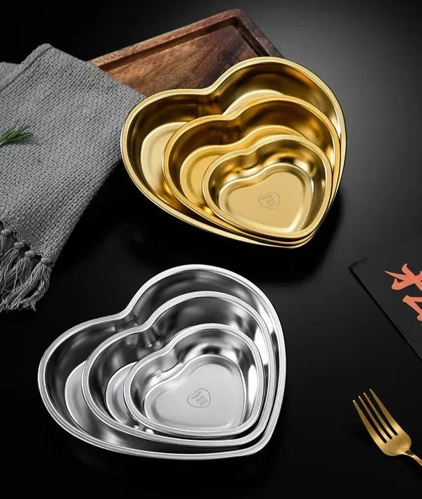Heart Stainless Steel Bowl
