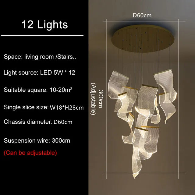 Modern Guide Ceiling Chandelier