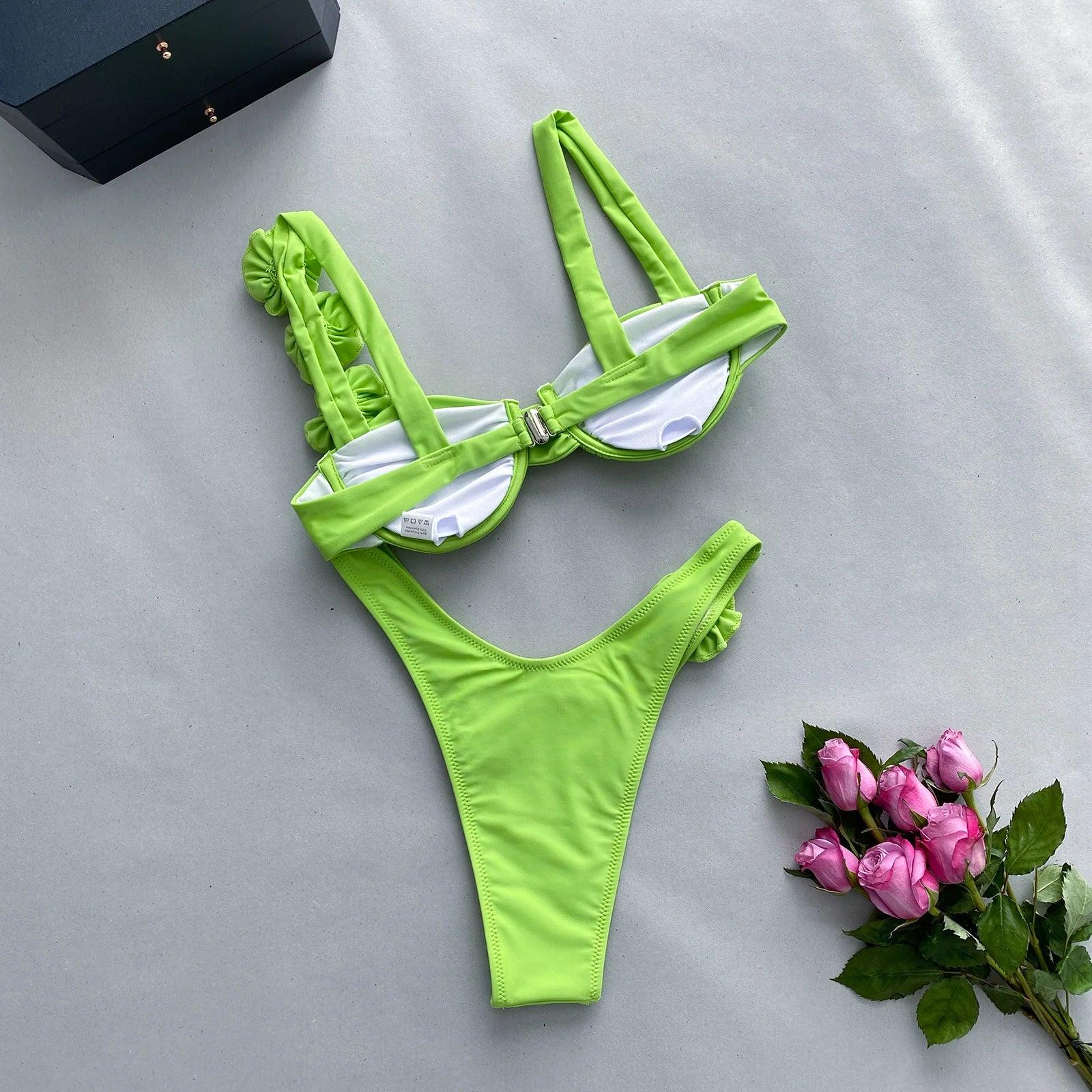 Flower Diva two piece swimsuit - Sexikinis Swim
