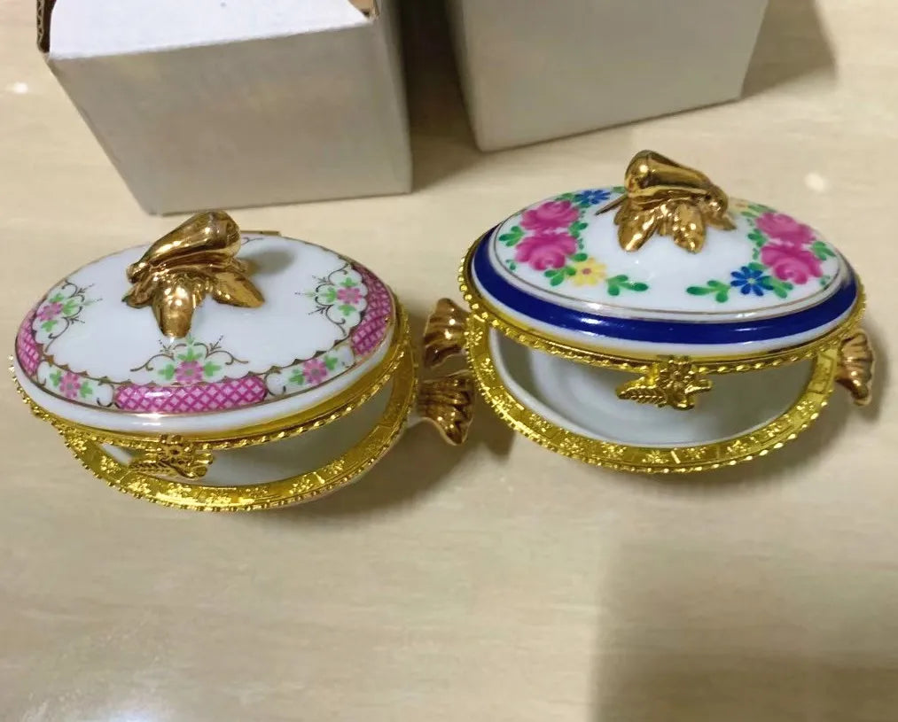 Ceramics Flower Jewelry Storage Box Vase Flower Basket Jewelry Case Storage Jewelry Organizer Display Gifts Home Decor Ornament