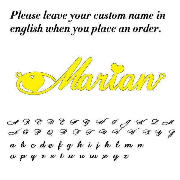 Custom Name Necklace -Sexikinis Swim - Gifts for You 'n Me