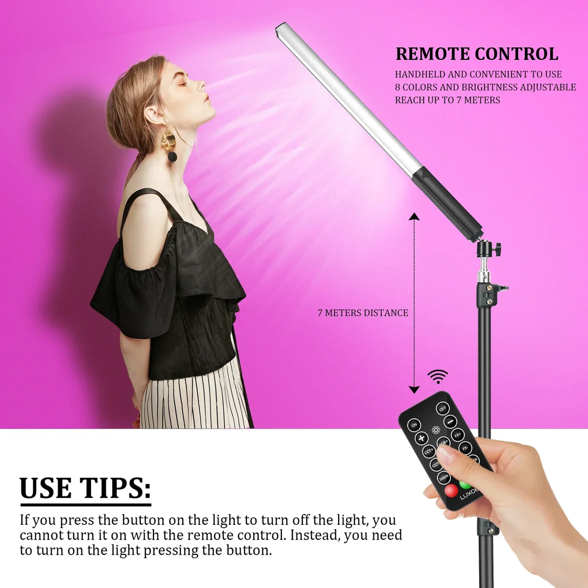 RGB LED Wand Lamp