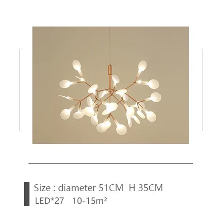 Nordic Brass Ceiling Chandelier