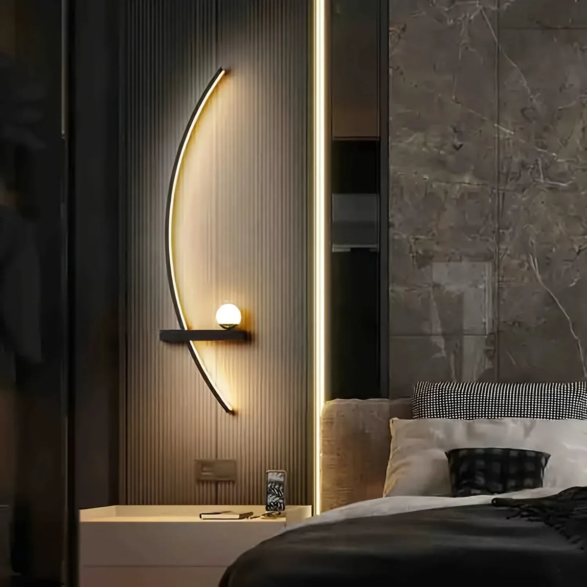 2pcs Modern Adjustable LED Wall Sconce 31.5