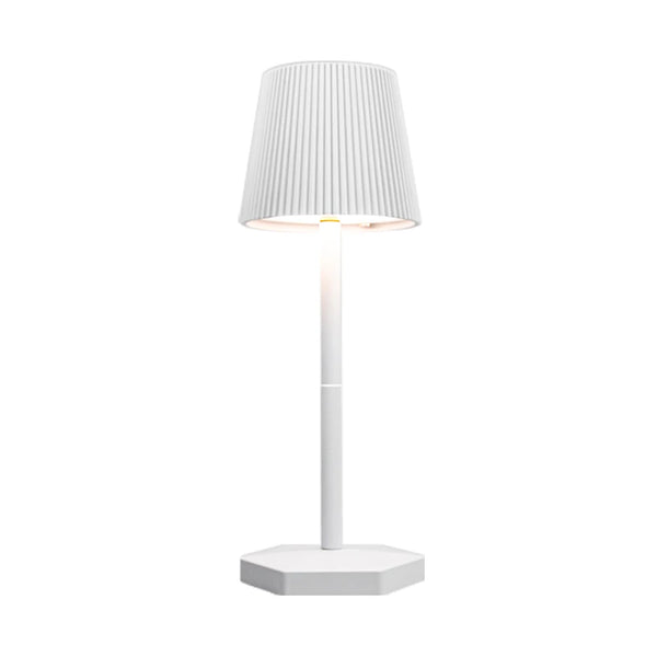 LumiGrid | Modern Stripe LED Table Lamp with Touch Dimming | Metal USB Desk Light for Decor