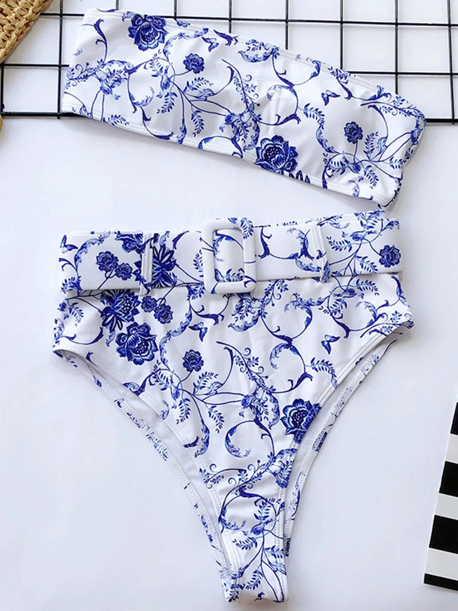 Sally High Waist two piece swimsuit - Sexikinis Swim