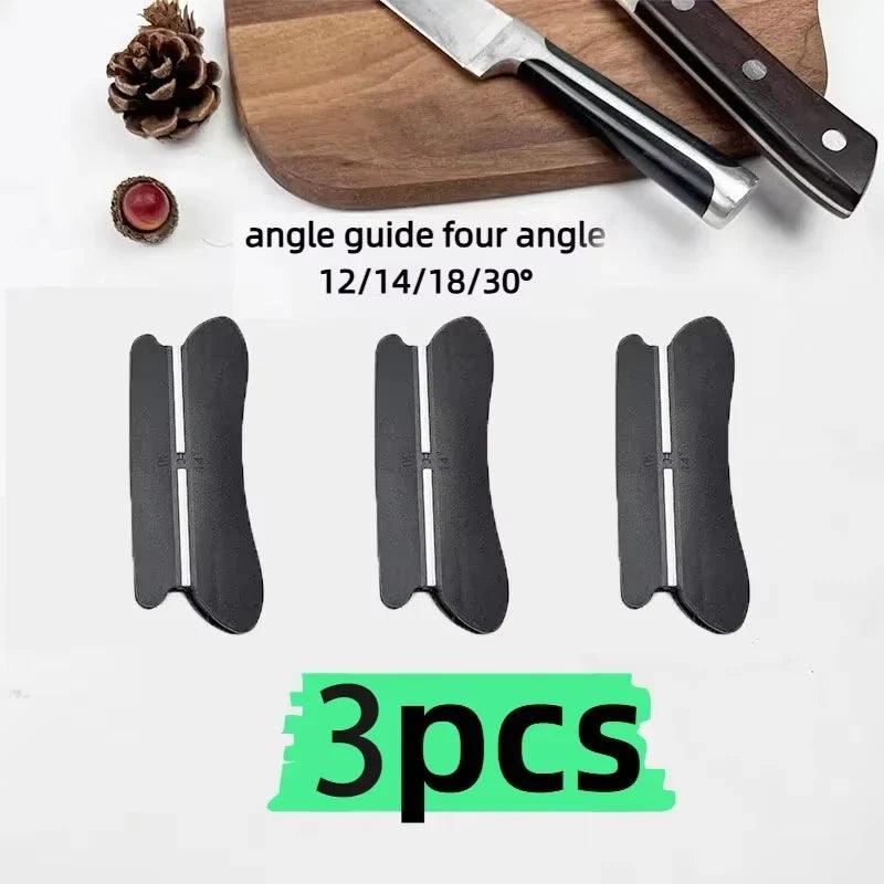 2 & 4 Angle Knife Sharpener Guide - Whetstone Holder for Kitchen Knives, Professional Sharpening Stone Tool (1PC/2PC/3PC)