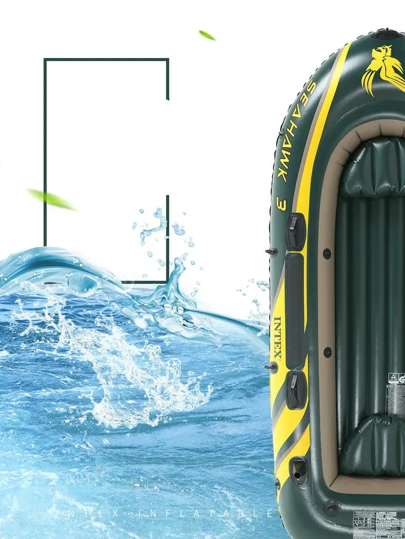 Multi-kayak Inflatable Boat INTEX68347 Sea Eagle Series Raft Thickened Fishing Boat Drift Charging Valve Outdoor Assault Boat