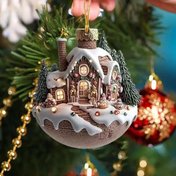 Christmas Coffee Cup Ornaments Coffee Mug Decorative Tree Hanging 2025 Xmas Navidad 2026 New Year Easter Bunny Party Supplies