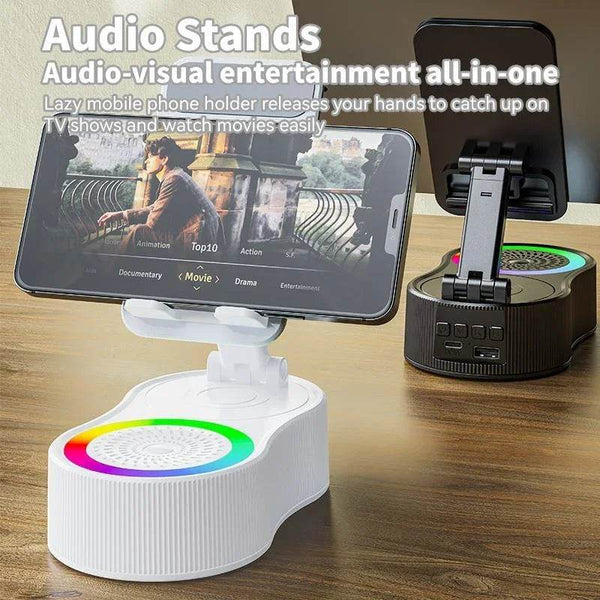 Wireless Speaker with Colorful Ambient Light and Phone Holder