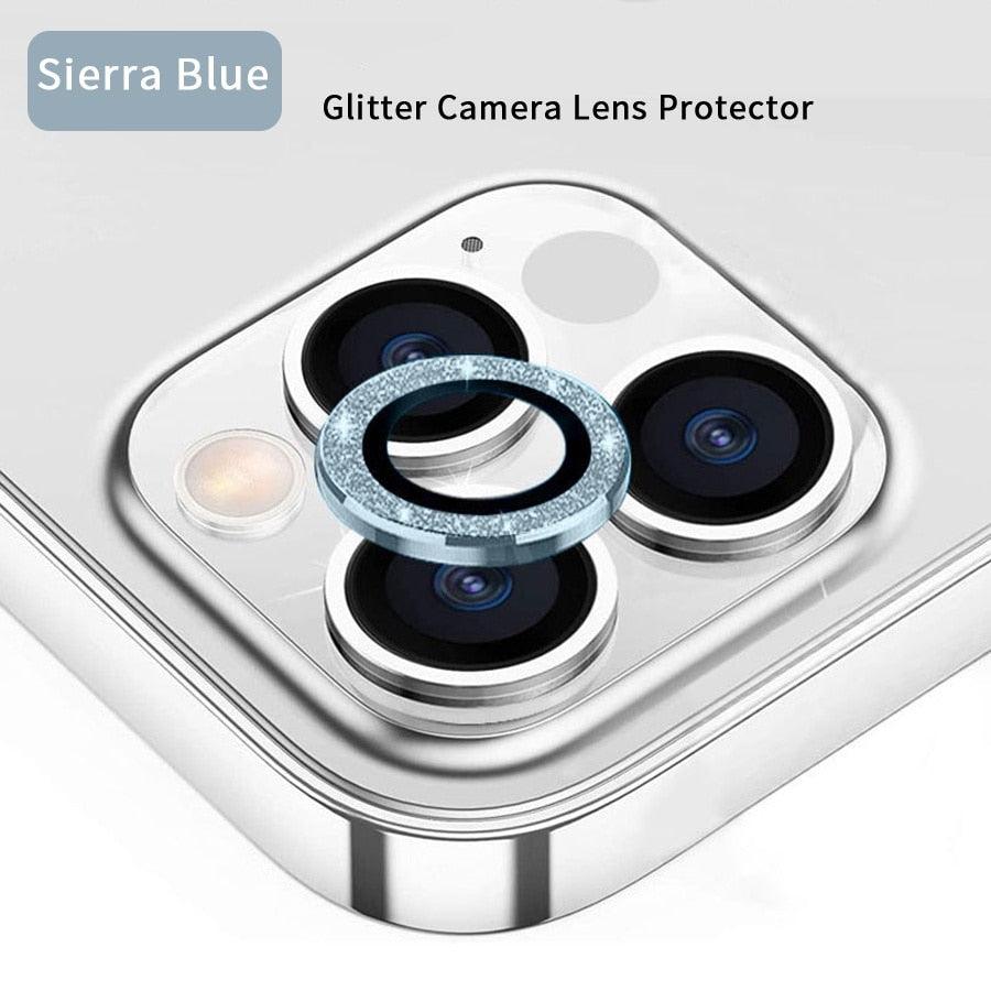 3/1Pcs Luxury Camera Lens Protector For iPhone13 12 11 Pro Max Camera Protective For iPhone 12 13 Mini Back Lens Glass Camera Cover Circle Tempered Glass Protector