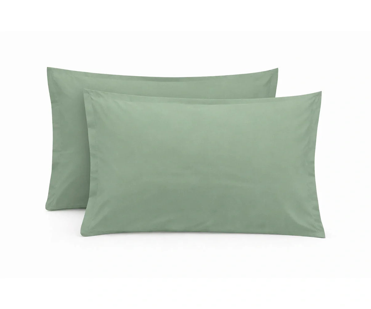 100% Cotton Sateen Pillowcases - Set of 2