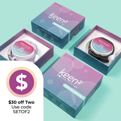 Keen2 Awareness Bracelet for Hair Pulling, Skin Picking and Nail Biting