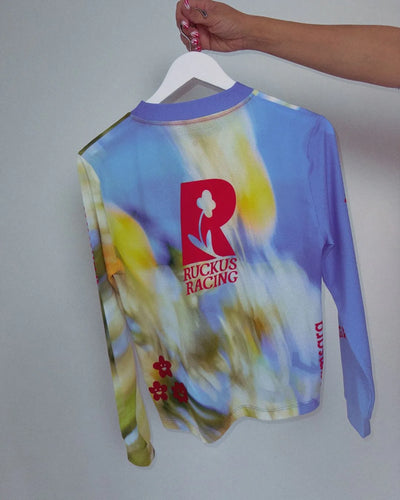 Gravel Long-Sleeve Mesh Tee - Ruckus Racing x Samsara Collab