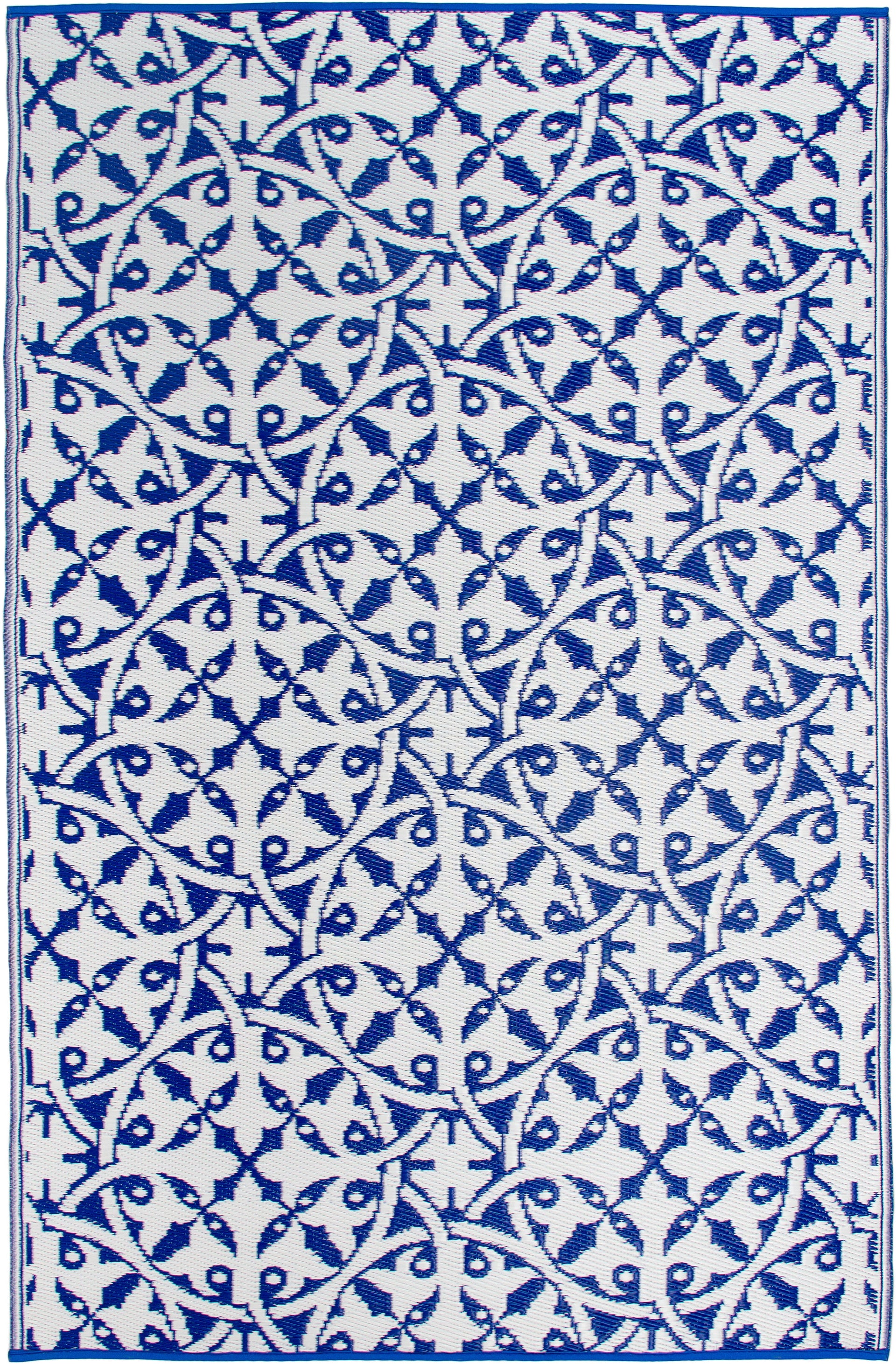 San Juan - Dark Blue Outdoor Rug for Patio FINAL SALE