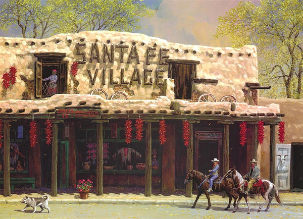 Santa Fe Village (UNFRAMED) by Alexander Chen - 11.5