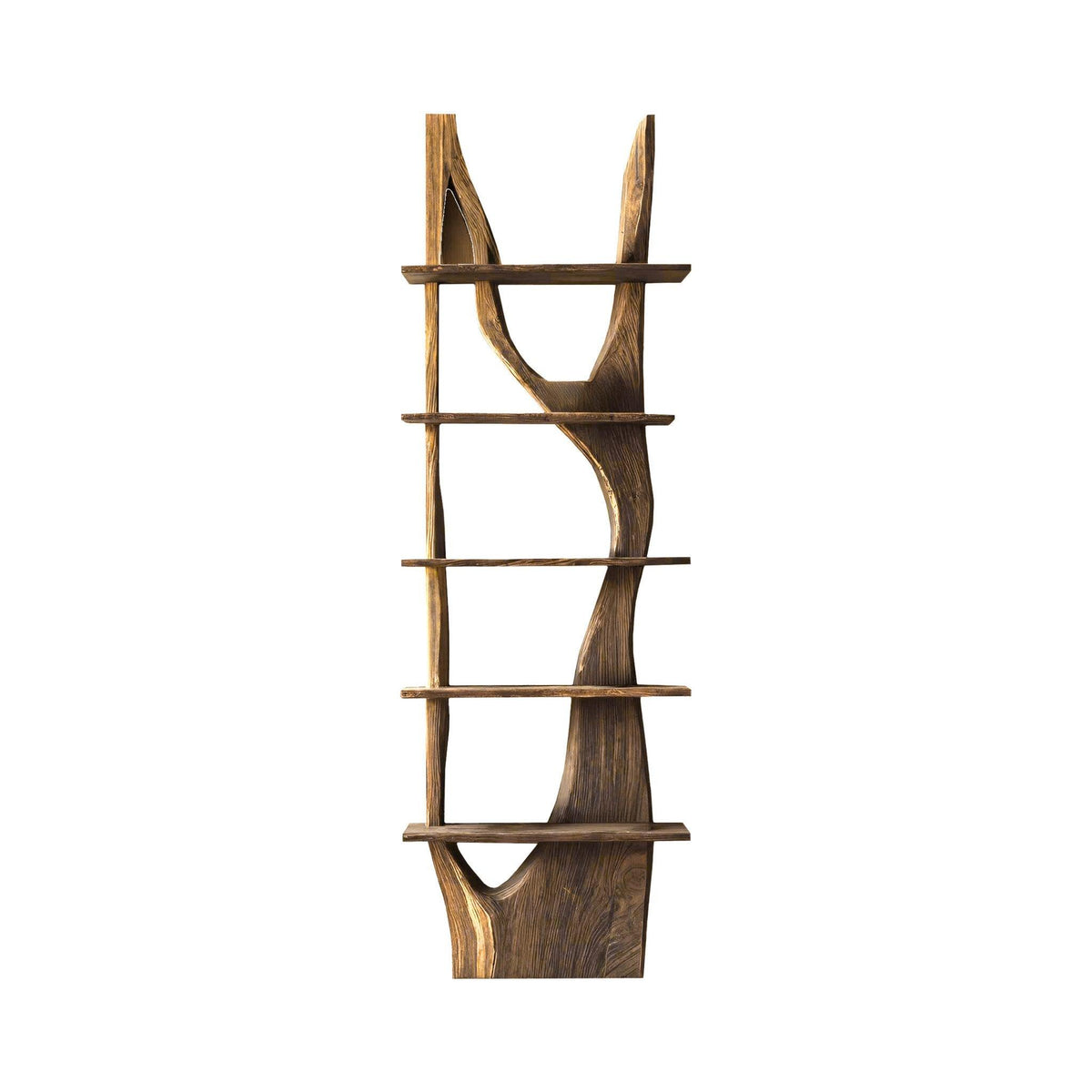 Satori Handcrafted Solid Wood Tea Display Shelf