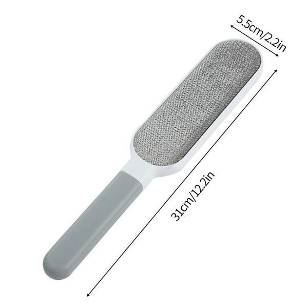 Pet Hair Remover Lint Rollers Brushes Clothes Hairball Remover Brush Dust Sticky Cleaner Fur Clean Pet Hair Tools  Reusable Pet Hair Remover with Self-Cleaning Base Pet Hair Double Sided Brush