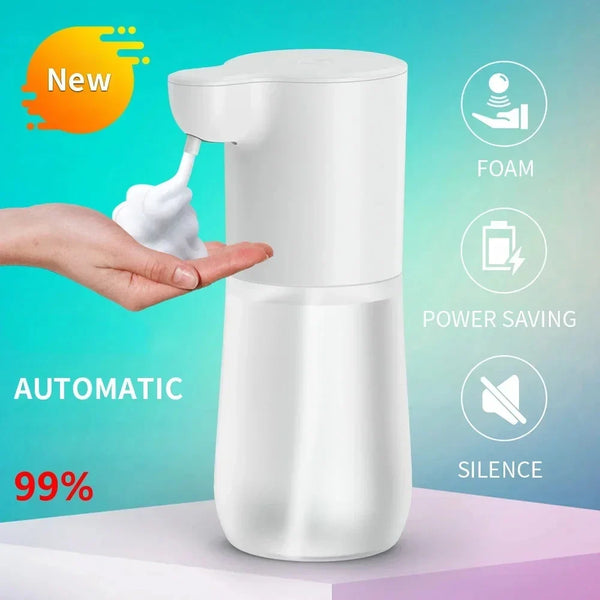 HOMEFISH Smart Sensor Automatic Soap Dispenser 350ml USB Charging Contactless Soap Foam Dispenser Hand Sanitizer Machine