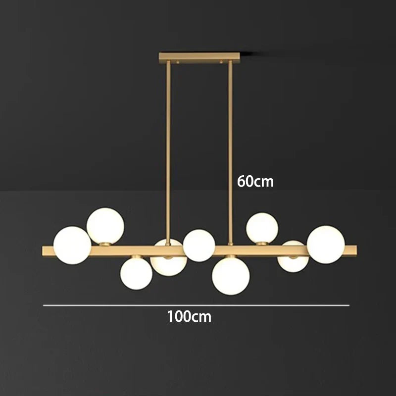 White Scandinavian LED Fixture